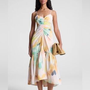 A.L.C. Lindsey printed midi dress